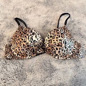 VS Very Sexy Leopard Print Push-Up Bra
